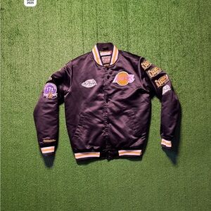 Mitchell & Ness Lakers Finals 2010 Black Bomber Jacket Size Small